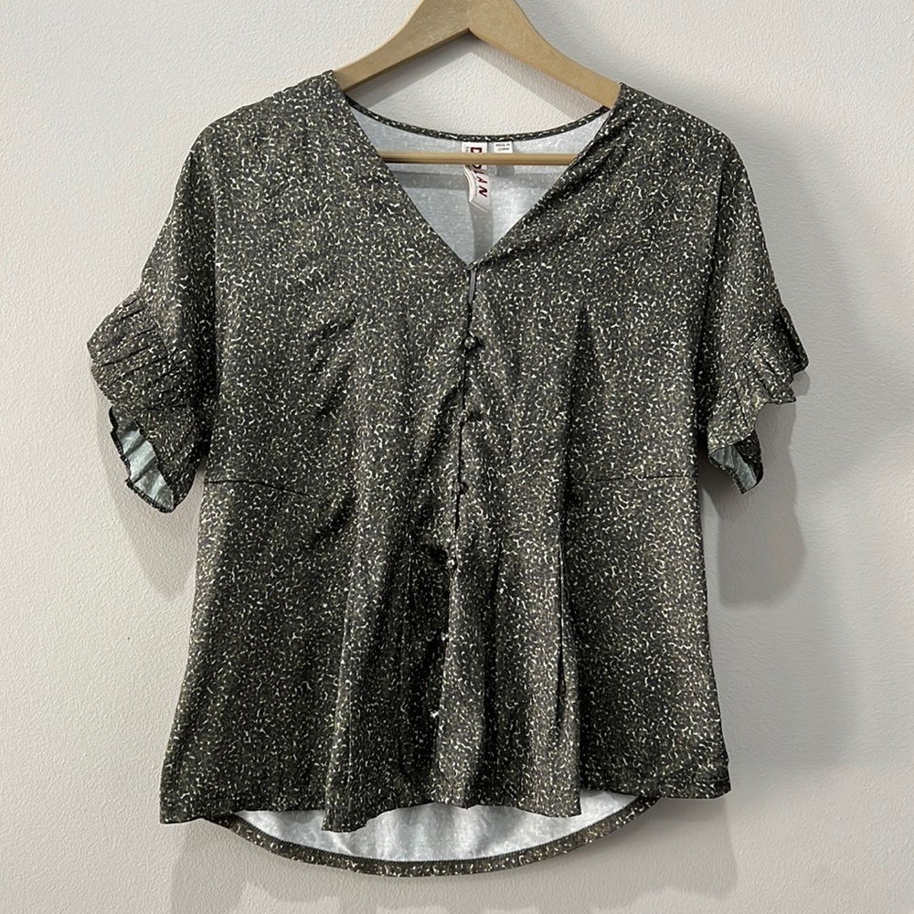 Anthropologie Dolan Green Top size S